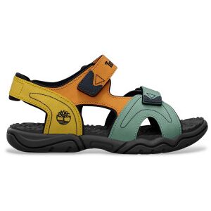 Timberland unisex para niños. TB0A6C1HEBB1 Sandalias de piel con tira en el talón Adventure Seeker multicolor (22), Plano, Velcro, Casual, m Timberland unisex para niños. TB0A6C1HEBB1 Sandalias de piel con tira en el talón Adventure Seeker multicolor (22), Plano, Velcro, Casual, m