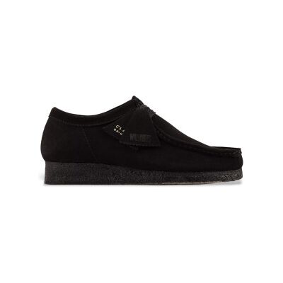 para mujer. 26155522 Zapatos de piel Wallabee negro (37.5), 1 a 3cm, Ante, Cordones, Casual, Clarks outlet 2026. para mujer. 26155522 Zapatos de piel Wallabee negro (37.5), 1 a 3cm, Ante, Cordones, Casual, Clarks outlet 2026.