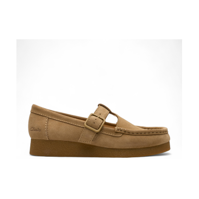 para mujer. 26183152 Zapatos de piel Wallabee marrón (39), 1 a 3cm, Ante, Hebilla, Casual, Clarks outlet 2026. para mujer. 26183152 Zapatos de piel Wallabee marrón (39), 1 a 3cm, Ante, Hebilla, Casual, Clarks outlet 2026.