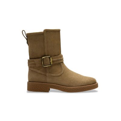 para mujer. 26182890 Botas de Piel Nella Mid beige (39.5), Plano, 1 a 3cm, Ante, Cremallera, Casual, Clarks outlet 2026. para mujer. 26182890 Botas de Piel Nella Mid beige (39.5), Plano, 1 a 3cm, Ante, Cremallera, Casual, Clarks outlet 2026.