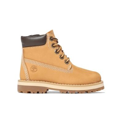 Timberland unisex para niños. TB0A28VM2311 Botas de piel con cordones Courma amarillo (28), Plano, Cremallera, Casual, moda infantil, Timber Timberland unisex para niños. TB0A28VM2311 Botas de piel con cordones Courma amarillo (28), Plano, Cremallera, Casual, moda infantil, Timber