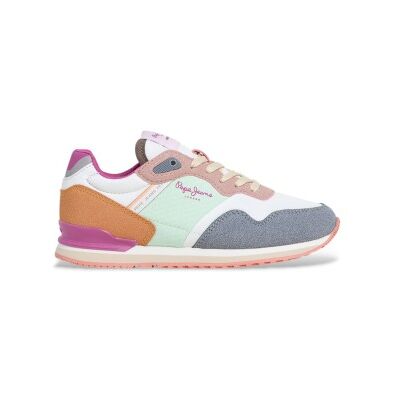para mujer/niña. PGS400006 Zapatillas London Logo multicolor (34), Plano, Cordones, Casual, moda infantil, Pepe Jeans outlet 2026 para mujer/niña. PGS400006 Zapatillas London Logo multicolor (34), Plano, Cordones, Casual, moda infantil, Pepe Jeans outlet 2026