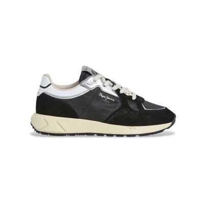 para mujer. PLS600010 Zapatillas de Piel Marlon Metal negro (36), Plano, Cordones, Casual, Pepe Jeans outlet 2026. para mujer. PLS600010 Zapatillas de Piel Marlon Metal negro (36), Plano, Cordones, Casual, Pepe Jeans outlet 2026.