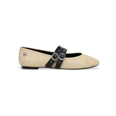 para mujer. PLS100015 Zapatos Charlotte Natur beige (39), Plano, Hebilla, Casual, Pepe Jeans outlet 2026. para mujer. PLS100015 Zapatos Charlotte Natur beige (39), Plano, Hebilla, Casual, Pepe Jeans outlet 2026.
