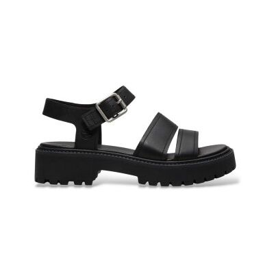 Timberland para mujer. TB0A2EJMW021 Sandalias de Piel con plataforma y tira trasera Stone Street negro (39 W), 1 a 3cm, Hebilla, Casual, Tim Timberland para mujer. TB0A2EJMW021 Sandalias de Piel con plataforma y tira trasera Stone Street negro (39 W), 1 a 3cm, Hebilla, Casual, Tim