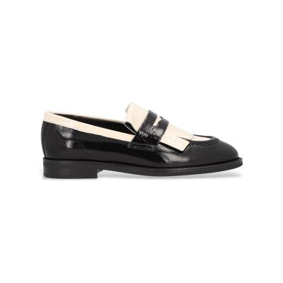 Alpe para mujer. 533849 Mocasines de piel New Mimi negro, beige (39), Plano, Ninguno, Casual, Alpe outlet 2026. Alpe para mujer. 533849 Mocasines de piel New Mimi negro, beige (39), Plano, Ninguno, Casual, Alpe outlet 2026.