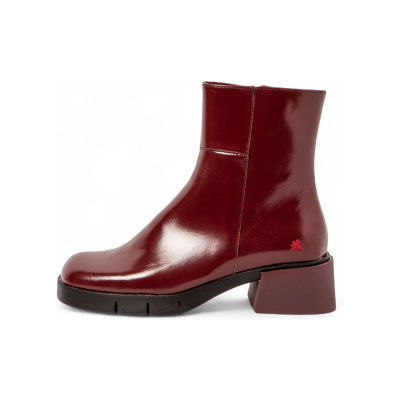Art para mujer. 112841267003_008 Botines de Piel 1284 Varsovia granate (39), 3 a 5cm, Cremallera, Casual, Art outlet 2026. Art para mujer. 112841267003_008 Botines de Piel 1284 Varsovia granate (39), 3 a 5cm, Cremallera, Casual, Art outlet 2026.