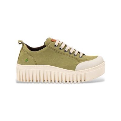 Art para mujer. 1153517G1003_0G3 Zapatillas 1534S Brighton de piel verde (36), 3 a 5cm, Cordones, Casual, Art outlet 2026. Art para mujer. 1153517G1003_0G3 Zapatillas 1534S Brighton de piel verde (36), 3 a 5cm, Cordones, Casual, Art outlet 2026.