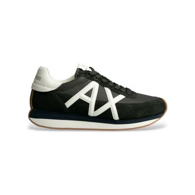 A X Armani Exchange para hombre. XM001750AF19396MZ258 Zapatillas logotipo negro (43), Plano, Cordones, Casual, A X Armani Exchange outlet 20 A X Armani Exchange para hombre. XM001750AF19396MZ258 Zapatillas logotipo negro (43), Plano, Cordones, Casual, A X Armani Exchange outlet 20