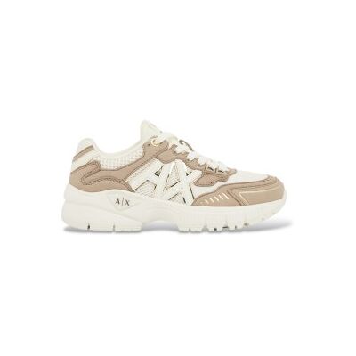 A X Armani Exchange para mujer. XW002153AF22757MZ285 Zapatillas lifestyle arena (40), Negro, Blanco, Beige, 3 a 5cm, Ninguno, Casual, Deport A X Armani Exchange para mujer. XW002153AF22757MZ285 Zapatillas lifestyle arena (40), Negro, Blanco, Beige, 3 a 5cm, Ninguno, Casual, Deport