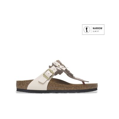 Birkenstock para mujer. 1029304 Sandalias de Piel Gizeh Flower Embellishment (Ajuste Estrecho) rosa claro (39), Plano, Hebilla, Casual, Birk Birkenstock para mujer. 1029304 Sandalias de Piel Gizeh Flower Embellishment (Ajuste Estrecho) rosa claro (39), Plano, Hebilla, Casual, Birk