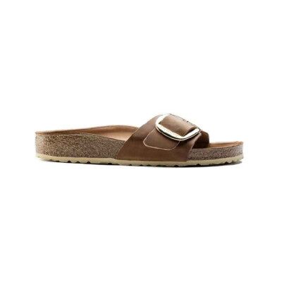 para mujer. 1006525 Sandalias de piel Madrid Big Buckle (Ajuste Estrecho) marrón (36), Plano, Ninguno, Casual, Birkenstock outle para mujer. 1006525 Sandalias de piel Madrid Big Buckle (Ajuste Estrecho) marrón (36), Plano, Ninguno, Casual, Birkenstock outle