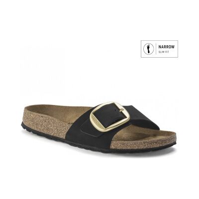 para mujer. 1023373 Sandalias de piel Madrid Big Buckle (Ajuste Estrecho) negro (39), Plano, Ninguno, Casual, Birkenstock outlet para mujer. 1023373 Sandalias de piel Madrid Big Buckle (Ajuste Estrecho) negro (39), Plano, Ninguno, Casual, Birkenstock outlet