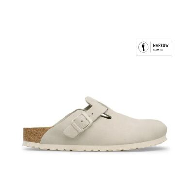 para mujer. 1031662 Zuecos Boston (Ajuste Estrecho) blanco roto (39), Plano, Ante, Hebilla, Casual, Birkenstock outlet 2026. para mujer. 1031662 Zuecos Boston (Ajuste Estrecho) blanco roto (39), Plano, Ante, Hebilla, Casual, Birkenstock outlet 2026.