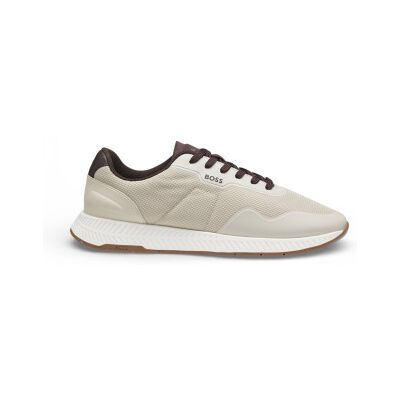 BOSS para hombre. 50563962 Zapatillas Titanium beige (40), Plano, Cordones, Casual, BOSS outlet 2026. BOSS para hombre. 50563962 Zapatillas Titanium beige (40), Plano, Cordones, Casual, BOSS outlet 2026.