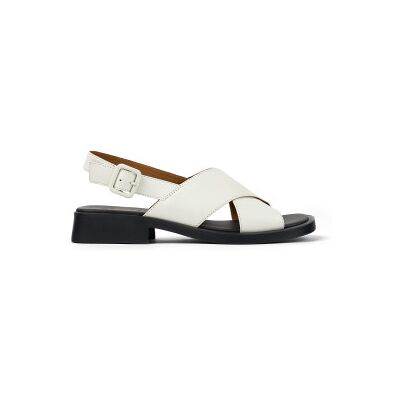 para mujer. K201600-004 Sandalias de piel Dana blanco (37), Plano, Hebilla, Casual, Camper outlet 2026. para mujer. K201600-004 Sandalias de piel Dana blanco (37), Plano, Hebilla, Casual, Camper outlet 2026.