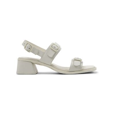 para mujer. K201739-002 Sandalias de piel Kora blanco (36), 3 a 5cm, Hebilla, Casual, Sostenible, Camper outlet 2026. para mujer. K201739-002 Sandalias de piel Kora blanco (36), 3 a 5cm, Hebilla, Casual, Sostenible, Camper outlet 2026.
