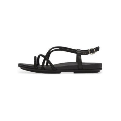 Fitflop para mujer. A3Z-090 Sandalias Gracie Crystal Strappy Back-Strap negro (37), Plano, Hebilla, Casual, Fitflop outlet 2026. Fitflop para mujer. A3Z-090 Sandalias Gracie Crystal Strappy Back-Strap negro (37), Plano, Hebilla, Casual, Fitflop outlet 2026.