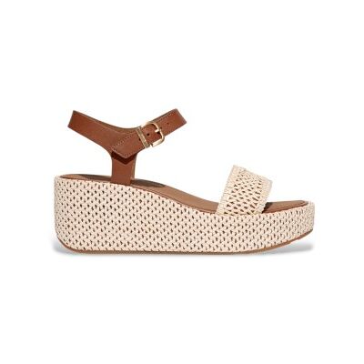 Fitflop para mujer. JG1-C25 Sandalias de piel con cuña y tira al tobillo marrón (40), 5 a 8cm, Hebilla, Casual, Fitflop outlet 2026. Fitflop para mujer. JG1-C25 Sandalias de piel con cuña y tira al tobillo marrón (40), 5 a 8cm, Hebilla, Casual, Fitflop outlet 2026.