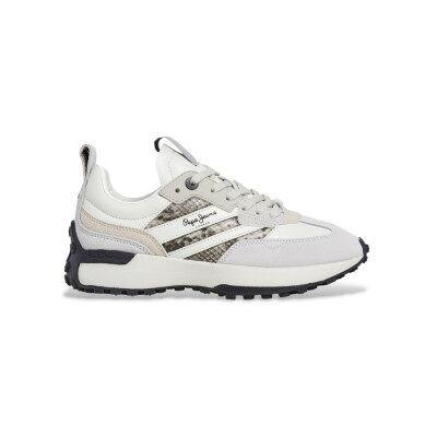para mujer. PLS600020 Zapatillas de Piel Lucky Animal blanco (41), Plano, 1 a 3cm, Cordones, Casual, Pepe Jeans outlet 2026. para mujer. PLS600020 Zapatillas de Piel Lucky Animal blanco (41), Plano, 1 a 3cm, Cordones, Casual, Pepe Jeans outlet 2026.