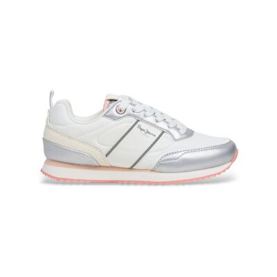 para mujer/niña. PGS400008 Zapatillas Dublinistral plateado (35), Plata, Plano, Cordones, Casual, moda infantil, Pepe Jeans outle para mujer/niña. PGS400008 Zapatillas Dublinistral plateado (35), Plata, Plano, Cordones, Casual, moda infantil, Pepe Jeans outle