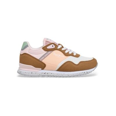 para mujer/niña. PGS400015 Zapatillas London Bubble marrón (34), Plano, Cordones, Casual, Deportivo, moda infantil, Pepe Jeans ou para mujer/niña. PGS400015 Zapatillas London Bubble marrón (34), Plano, Cordones, Casual, Deportivo, moda infantil, Pepe Jeans ou