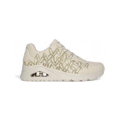 para mujer. 177975 Zapatilals Uno Golden Heart blanco (37), Plano, 3 a 5cm, Cordones, Casual, Skechers outlet 2026. para mujer. 177975 Zapatilals Uno Golden Heart blanco (37), Plano, 3 a 5cm, Cordones, Casual, Skechers outlet 2026.