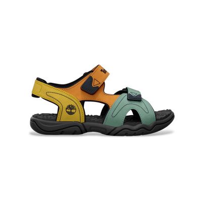 Timberland unisex para niños. TB0A6C1HEBB1 Sandalias de piel con tira en el talón Adventure Seeker multicolor (23), Plano, Velcro, Casual, m Timberland unisex para niños. TB0A6C1HEBB1 Sandalias de piel con tira en el talón Adventure Seeker multicolor (23), Plano, Velcro, Casual, m