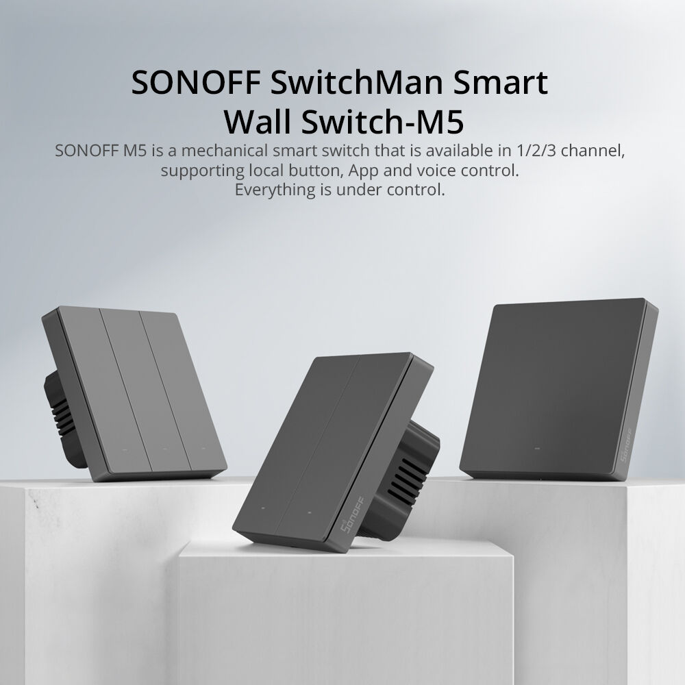 Sonoff Interruptor de pared inteligente SONOFF SwitchMan M5-1C-86