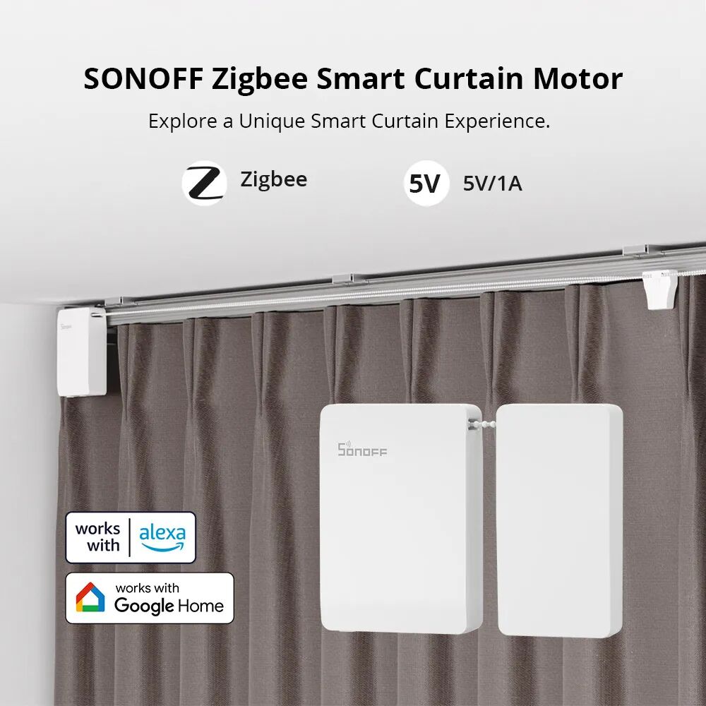 Motor de cortina inteligente SONOFF Zigbee