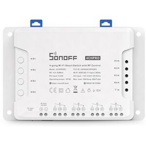 SONOFF 4CHPROR3 Interruptor inteligente Wi-Fi de 4 gangs con control de RF