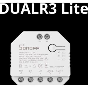 Interruptor inteligente de 2 vías SONOFF DUALR3 Lite