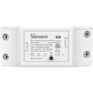 SONOFF RFR2 - Interruptor inteligente inalámbrico WiFi con receptor RF