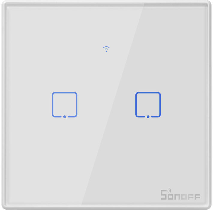 Interruptores de pared WiFi serie TX de SONOFF T2EU2C