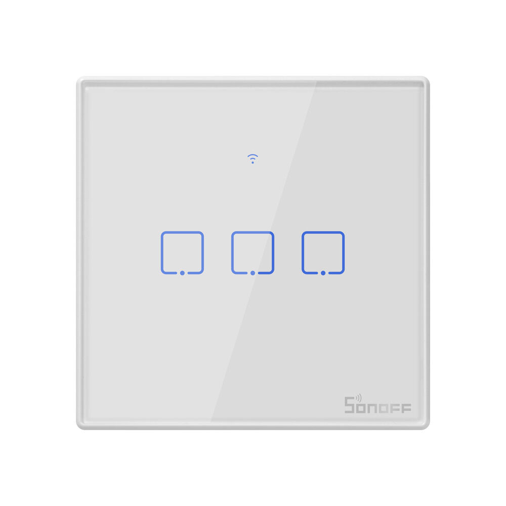 Interruptores de pared WiFi de la serie TX de SONOFF T2EU3C