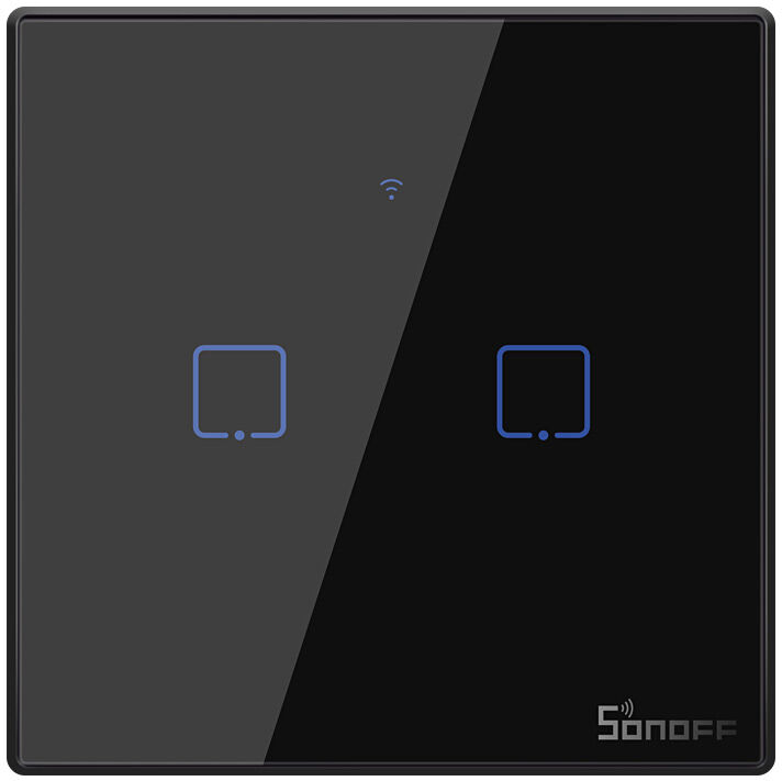 Interruptores de pared WiFi serie TX de SONOFF T3EU2C