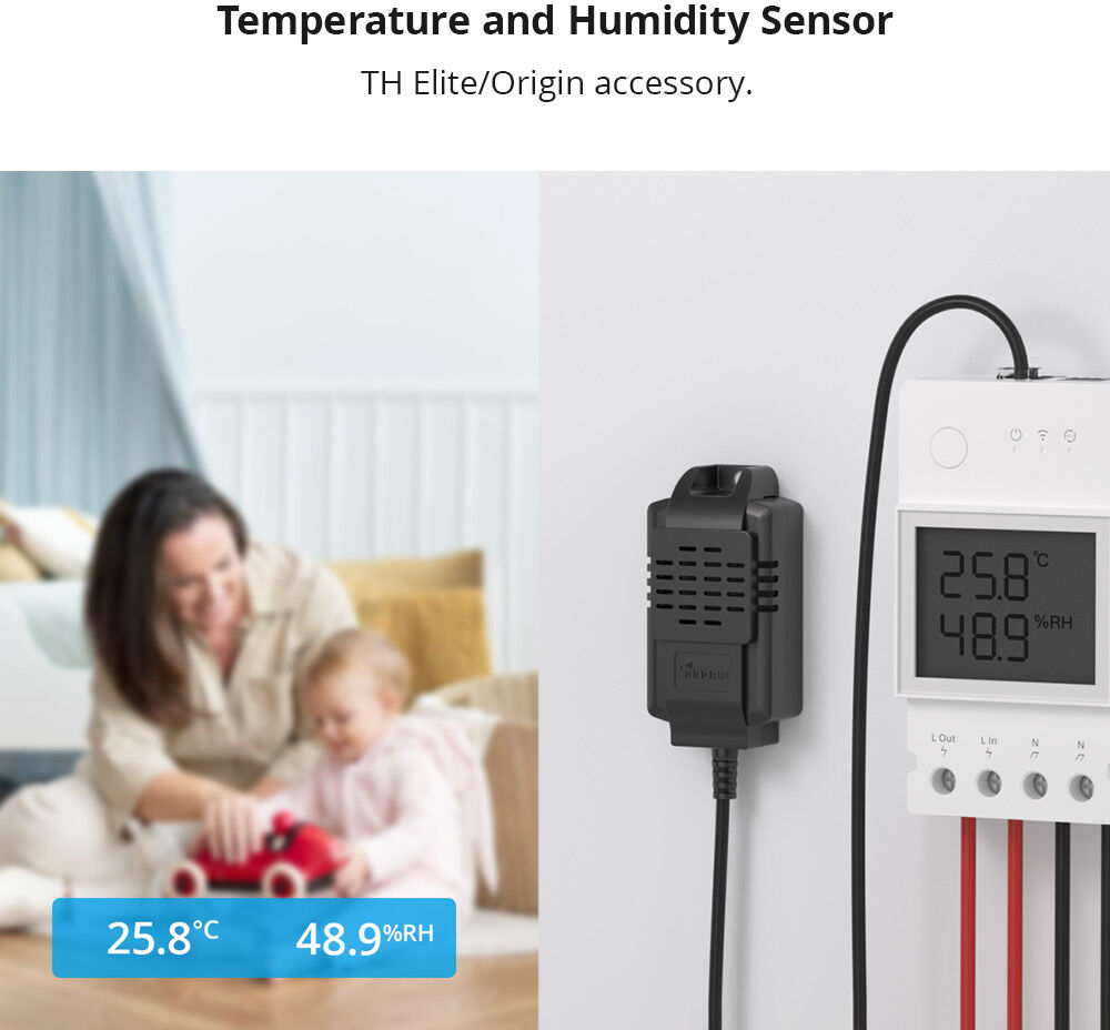 Sonoff Sensor de temperatura y humedad THS01