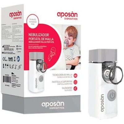 Aposan Nebulizador portátil de malla - Mini, 10ml, Silencioso Aposan Nebulizador portátil de malla - Mini, 10ml, Silencioso