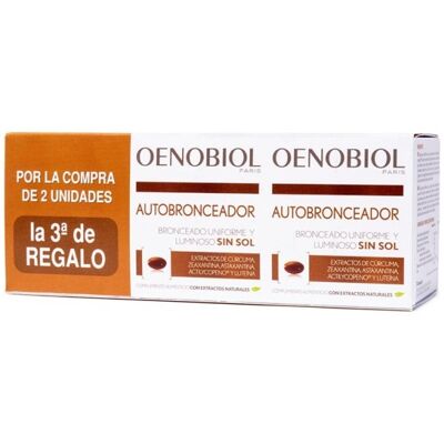 Triplo Oenobiol Autobronceador 3x30 Cápsulas Triplo Oenobiol Autobronceador 3x30 Cápsulas
