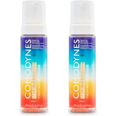 Comodynes Mousse Auto-Bronceador 2 x 200 ml - Mousse Auto-Bronceador Comodynes Mousse Auto-Bronceador 2 x 200 ml - Mousse Auto-Bronceador