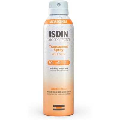 Isdin Fotoprotector Wet Skin Spray Transparente Spf50 250 Ml Isdin Fotoprotector Wet Skin Spray Transparente Spf50 250 Ml