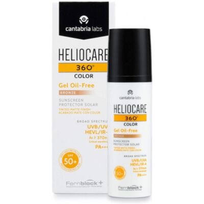 Heliocare 360º Gel Color Libre de Aceite SPF 50+ (50 ml) - Bronce Heliocare 360º Gel Color Libre de Aceite SPF 50+ (50 ml) - Bronce