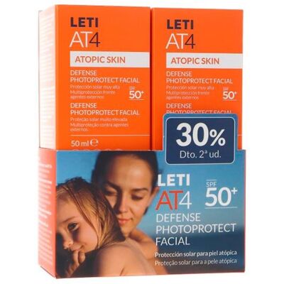 Duplo Letiat4 Defense Photoprotect Facial Spf50+ 2x50 Ml Duplo Letiat4 Defense Photoprotect Facial Spf50+ 2x50 Ml