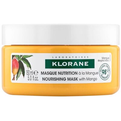 Klorane Mascarilla de Mango Manteca - Nutritiva y Reparadora - 150ml Klorane Mascarilla de Mango Manteca - Nutritiva y Reparadora - 150ml