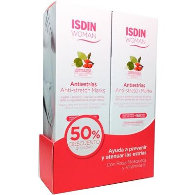 Duo de Cremas Antiestrías Isdin Mujer - Todo Tipo de Piel Duo de Cremas Antiestrías Isdin Mujer - Todo Tipo de Piel