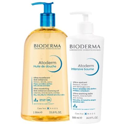 Pack Atoderm Bioderma Intensive Baume 500 Ml Y Aceite De Ducha 1 Litro Pack Atoderm Bioderma Intensive Baume 500 Ml Y Aceite De Ducha 1 Litro
