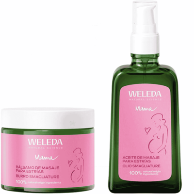 Pack Weleda Bálsamo Para Masaje De Estrías 150 Ml + Aceite De Masaje Para Estrías 100 Ml Pack Weleda Bálsamo Para Masaje De Estrías 150 Ml + Aceite De Masaje Para Estrías 100 Ml