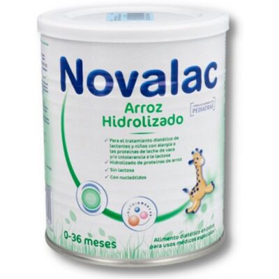 Novalac Arroz Hidrolizado Neutro 400 Gr Novalac Arroz Hidrolizado Neutro 400 Gr