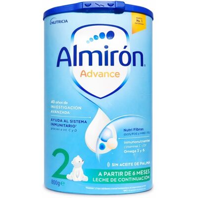 ALMIRÓN Leche de continuación Advance 2 800g ALMIRÓN Leche de continuación Advance 2 800g