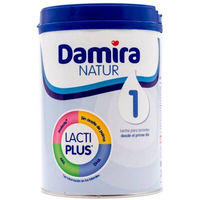 Leche infantil Damira Natur 1 800 g - Leche para bebés Leche infantil Damira Natur 1 800 g - Leche para bebés